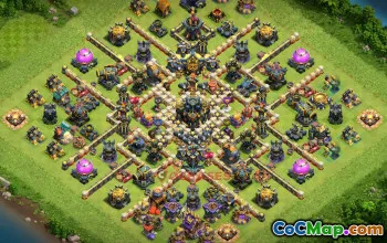 Town Hall 17 War Base | Clash of Clans Defense | Just Another One #48812