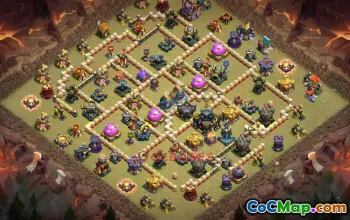 Town Hall 17 War Base | Clash of Clans NaVi Hardmode Layout #50918