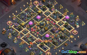 Town Hall 17 War Base - Clash of Clans | Still Learning & Fun! #48815