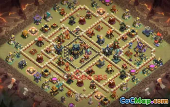 Town Hall 17 War Base | Clash of Clans TH17 Anti-3 Warfare #49098