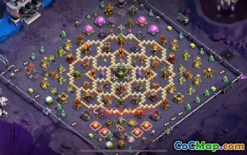 Town Hall 17 War Base - Clash of Clans TH17 Defense Base Link #49032