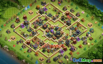 Town Hall 17 War Base | Clash of Clans TH17 War Defense #51530