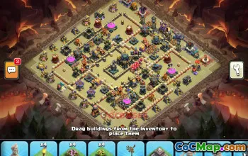 Town Hall 17 War Base | Clash of Clans War Base Link 🤡 #49149