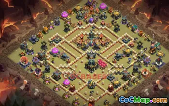 Town Hall 17 War Base - Clash of Clans War Defense Guide #48824