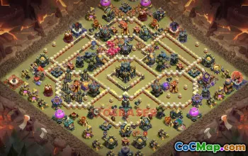 Town Hall 17 War Base – Clash of Clans War Defensive Links #49131