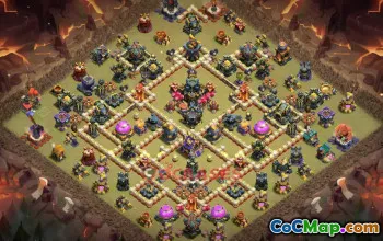 Town Hall 17 War Base - Clash of Clans War Layouts (Copy Link) #49124