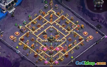 Town Hall 17 War Base | Clash of Clans War Layouts & Links #49053