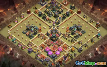 Town Hall 17 War Base | Clash of Clans War Layouts & Links #49146