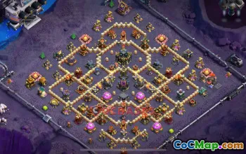 Town Hall 17 War Base - Clash of Clans War Strategies & Link #49078
