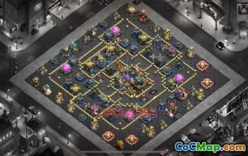 Town Hall 17 War Base | Clash of Clans War Strategy (Copy Base Link) #52341