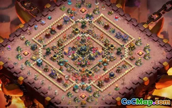 Town Hall 17 War Base | Clash of Clans War Strategy & Link #49034
