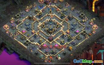 Town Hall 17 War Base | Clash of Clans War Strategy & Link #51522