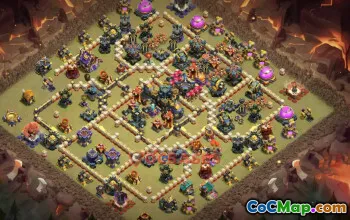Town Hall 17 War Base | Clash of Clans Warfare Strategy #49127