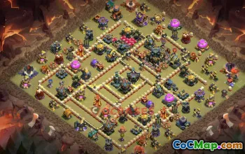 Town Hall 17 War Base Copy | Clash of Clans War Defense #49129