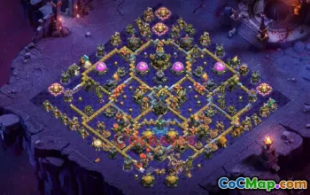 Town Hall 17 War Base with Copy Link #55360