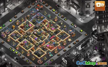 Town Hall 17 War Base with Copy Link #55370