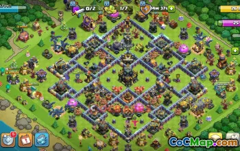 Town Hall 17 War Base with Copy Link #55527