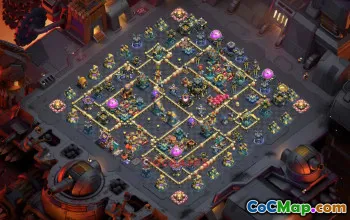 Town Hall 17 War Base with Copy Link #55530