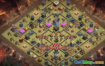 Town Hall 18 Farming Base with Copy Link #56788