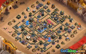 Town Hall 18 War Base with Copy Link #55604