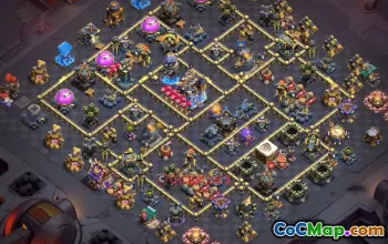 Town Hall 18 War Base with Copy Link #55620