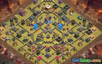 Town Hall 18 War Base with Copy Link #55622