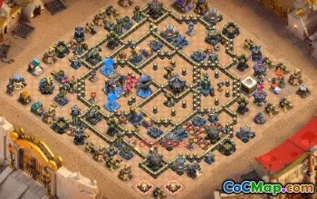 Town Hall 18 War Base with Copy Link #55634