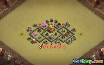 Town Hall 4 War Base | Copy Link for Clash of Clans Strategy #22857