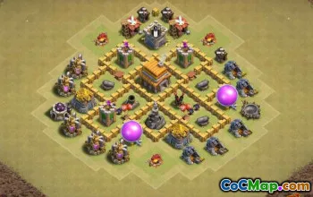 Primăria 5 machete de bază pentru COC: hărți și link -uri #13981