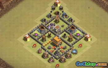 Primăria 5 COC BAZE COC & MAPS - Copiați acum! #13772