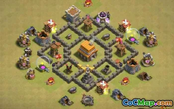 Primăria 5 Aspecte de bază COC: Război, Trofeu și multe altele #13774