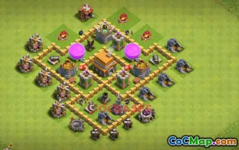 Town Hall 5 Farming Base – Clash of Clans Guide & Base Link #48940