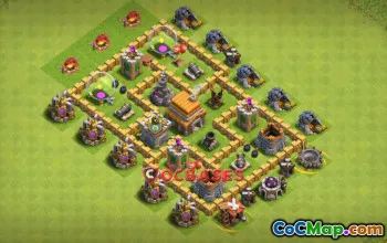 Town Hall 5 Hybrid Base: Anti 2-Star & Trophy Strategies #20055