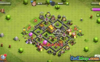 Town Hall 5 Hybrid Base: Anti 3 Star & Giant Strategies #24260
