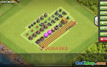 Town Hall 5 Progress Base for Clash of Clans - Copy Link #22108