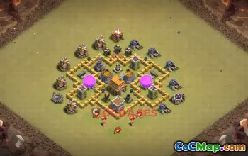 Town Hall 5 War Base | Clash of Clans Strategies & Links #48938
