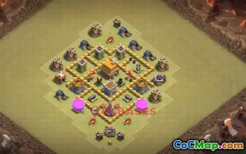 Town Hall 5 War Base | Clash of Clans War Base Link #48937