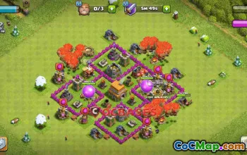 Town Hall 6 Farming Base: Anti-2 Stars & Happy Layout #23320