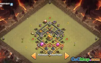 Town Hall 6 Farming Base | Best War Defense Clash of Clans #48923