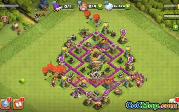 Town Hall 6 Hybrid Base | Clash of Clans Base Link #48922