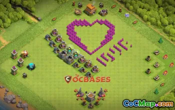 Town Hall 6 Progress Base | Clash of Clans Fun Copy Link #21403
