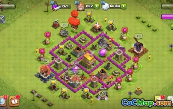 Town Hall 6 War Base | Clash of Clans Defenses & Strategy #48915