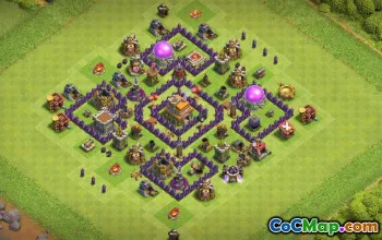 Town Hall 7 Base Layouts for CoC: Maps & Links #16239