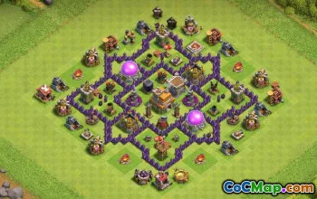 Town Hall 7 CoC Base Layouts: Farming & Trophy Maps #16707