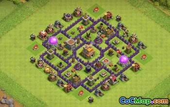 Town Hall 7 CoC Base Layouts: Farming, War & Trophy Maps #16709