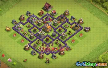 Town Hall 7 Farming Base | Clash of Clans Best Layouts - base link #48909