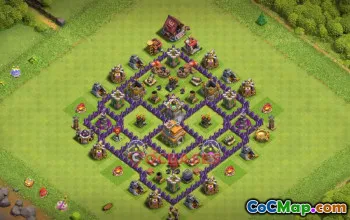 Town Hall 7 Farming Base — Clash of Clans | Copy Base Link #48904