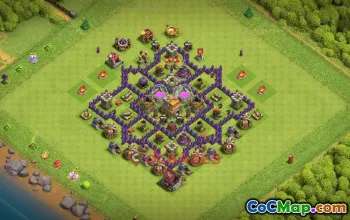 Town Hall 7 Farming Base | Clash of Clans Strategy & Base Link #50597