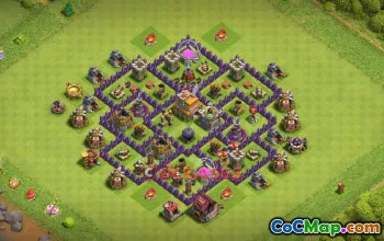 Town Hall 7 Farming Base | Clash of Clans Strategy & Copy Base #50621