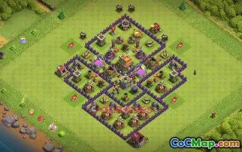 Town Hall 7 Farming Base | Clash of Clans Strategy & Layout #50620